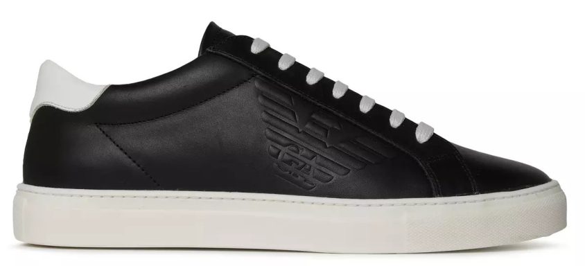 Emporio Armani Leather Trainers. RRP £235.00. Procured for Chinese customer £125.00. Emporio Armani Leather Trainers. RRP £235.00. Procured for Chinese customer £125.00.